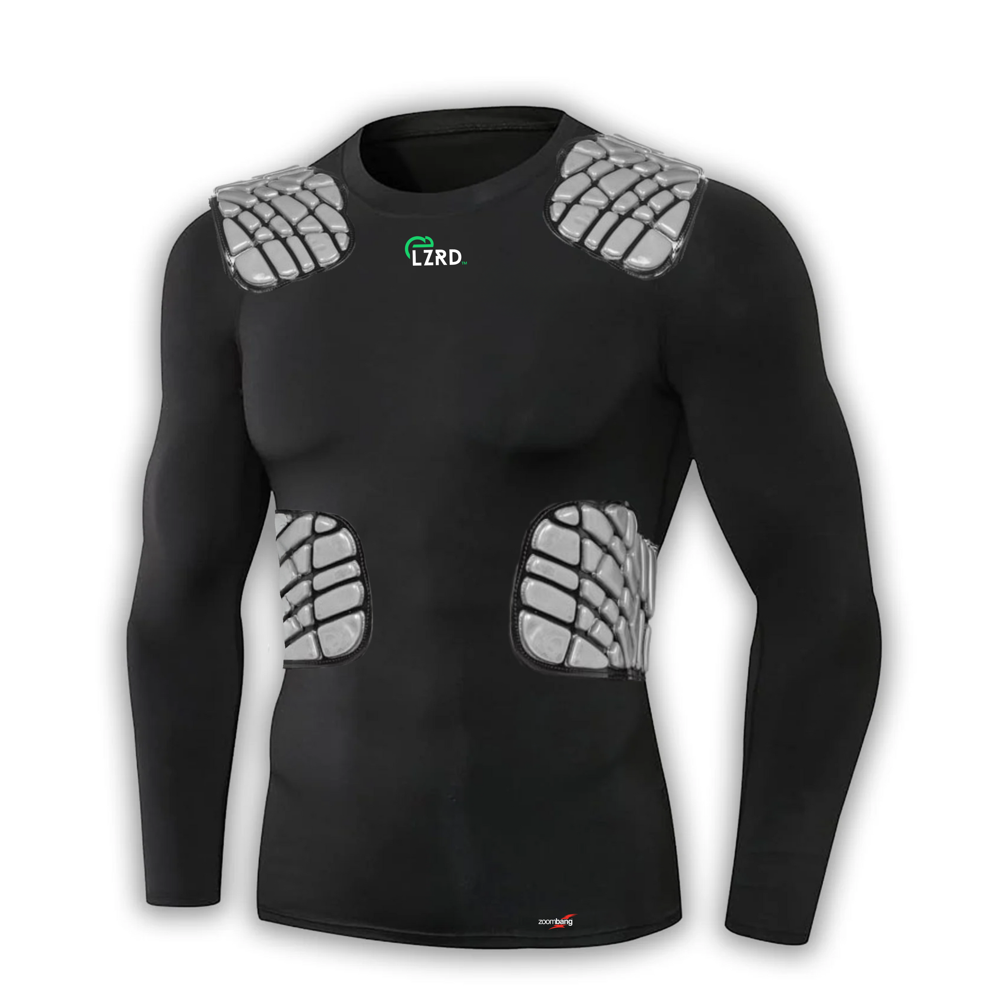 LZRD Padded Compression Grip Shirt | Powered by Zoombang | LZRD Tech™